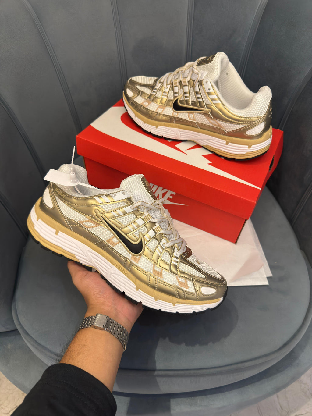 NIKE P-6000 TRAINER GOLDEN