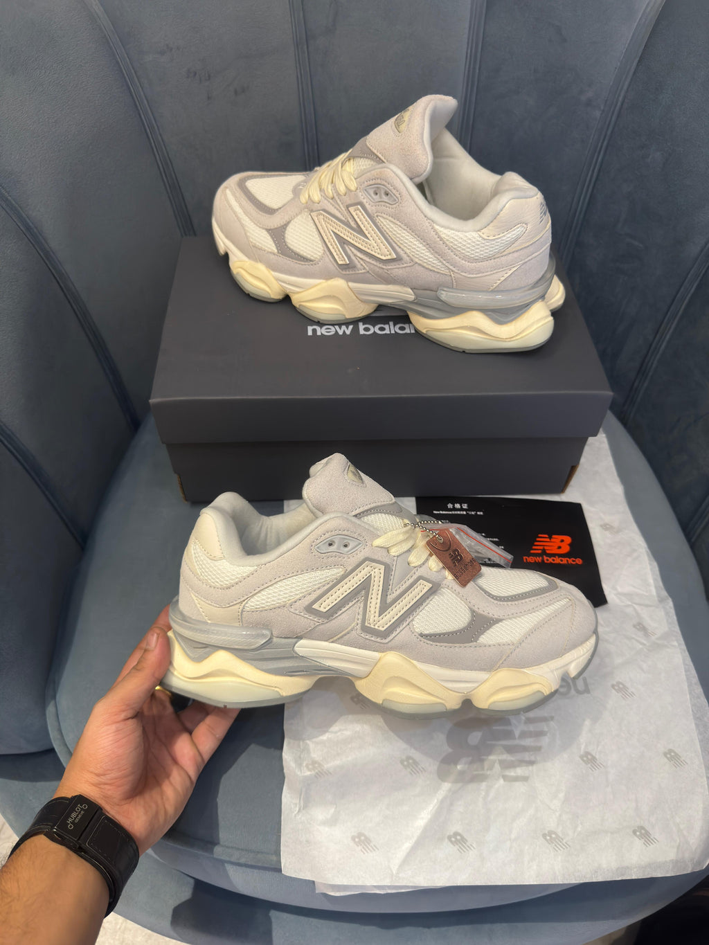 NEW BALANCE 9060 WHITE/GREY🖤