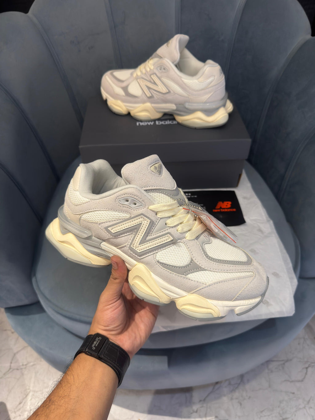 NEW BALANCE 9060 WHITE/GREY🖤