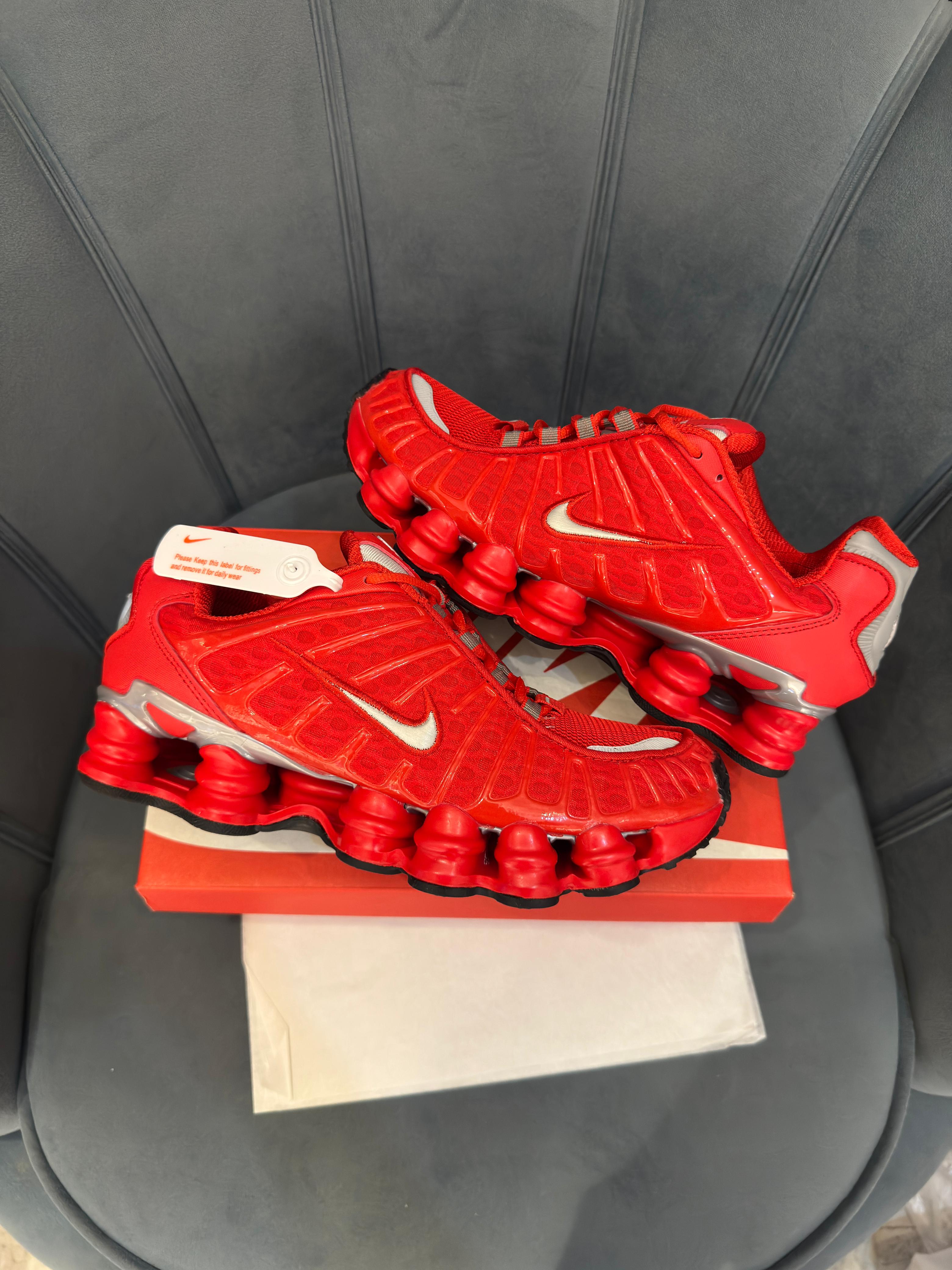 NIKE SHOX TL RED SILVER 🔥