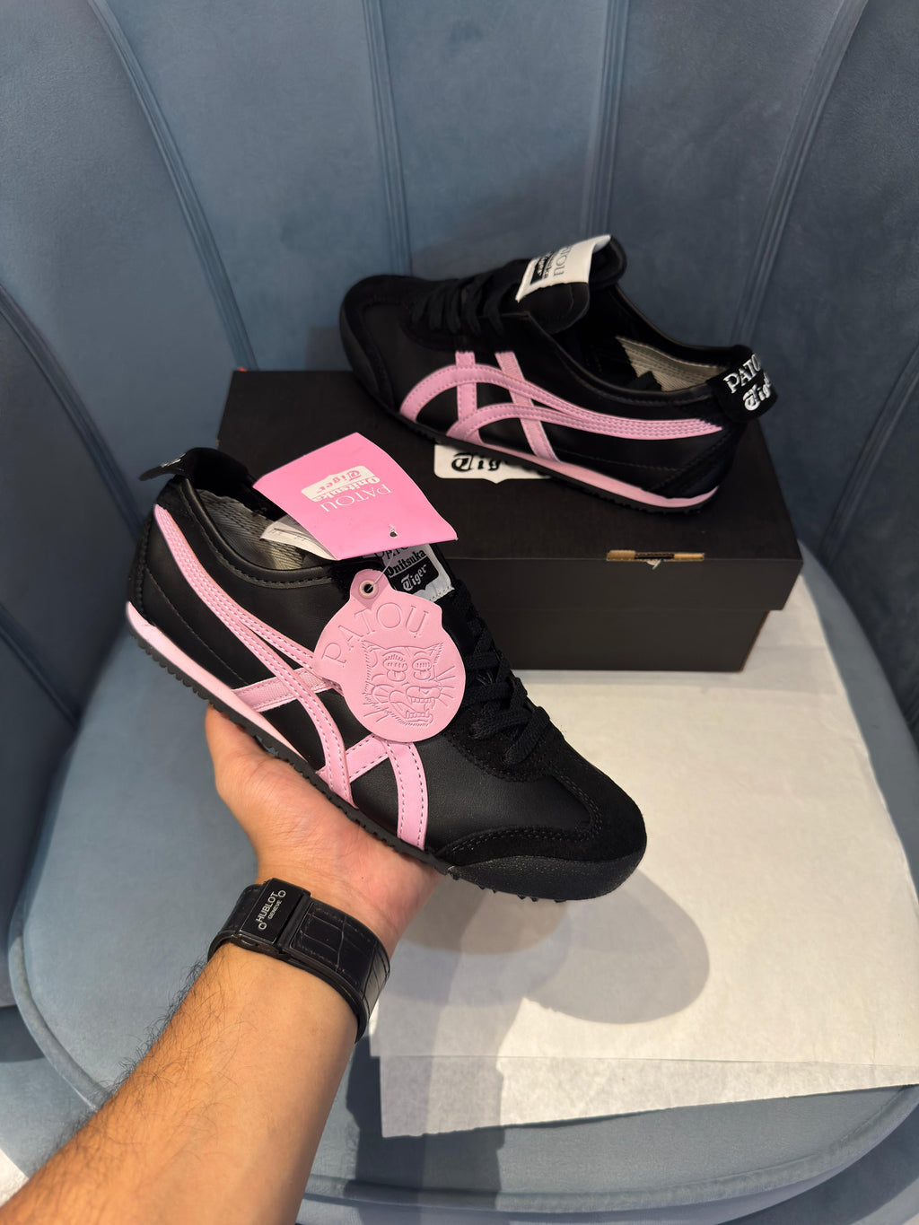 Onitsuka tiger leather x patou