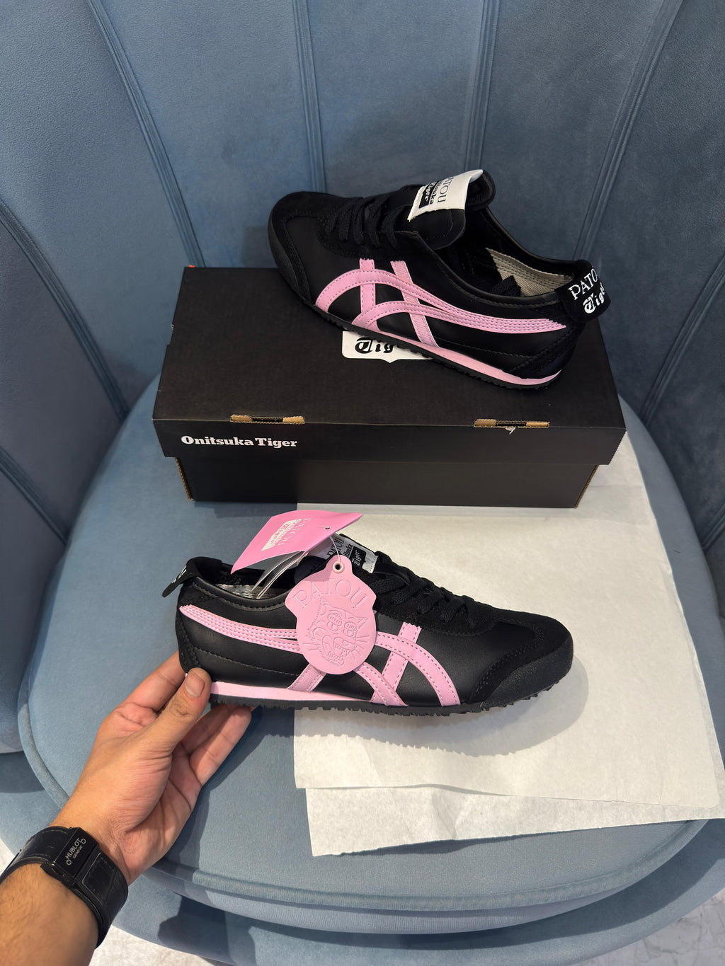 Onitsuka tiger leather x patou