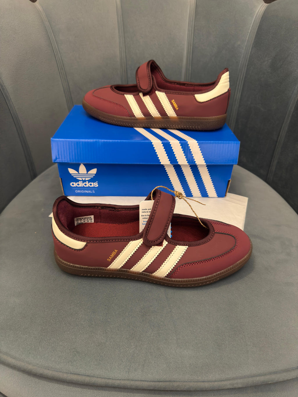 ADIDAS SAMBA JANE MAROON