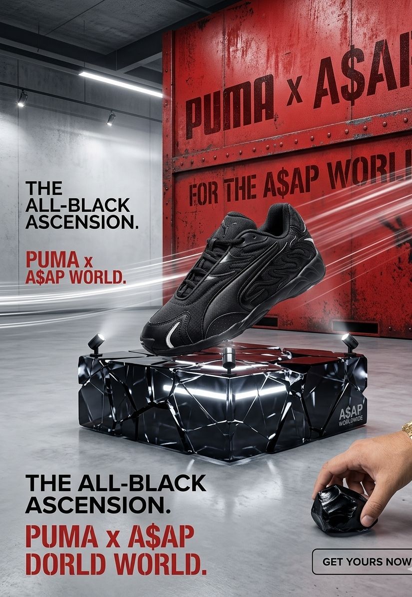 PUMA INHALE ASAP FULL BLACK