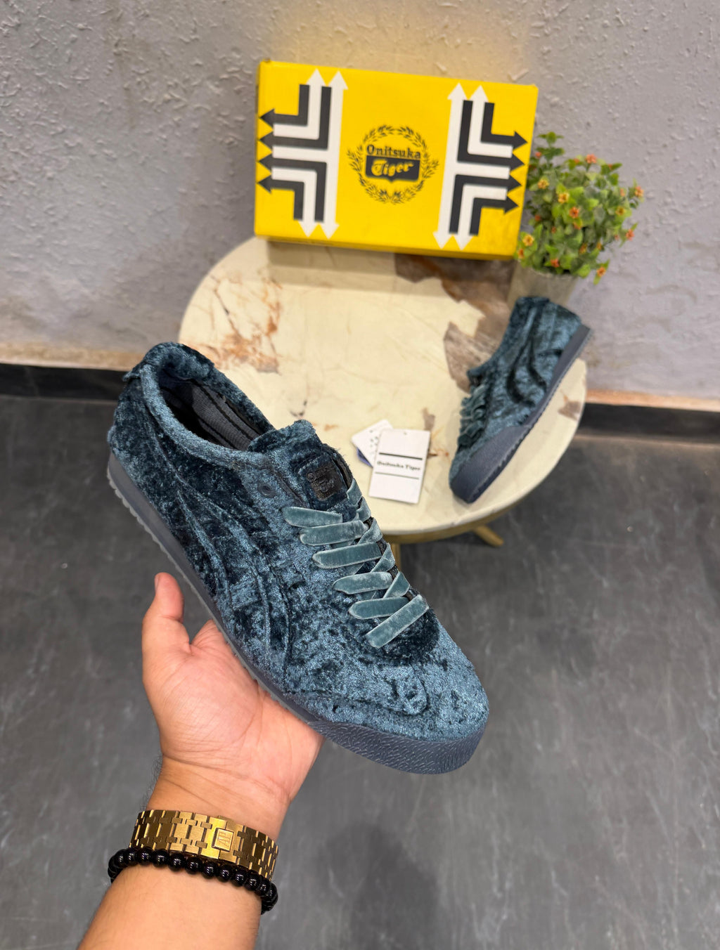ONITSUKA TIGER MEXICO SD VELVET GREEN