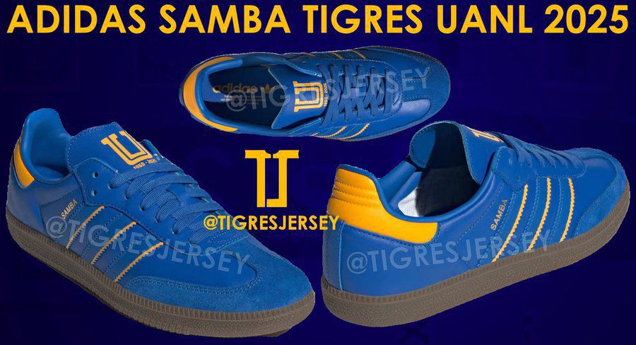 ADIDAS SAMBA ROYAL BLUE YELLOW