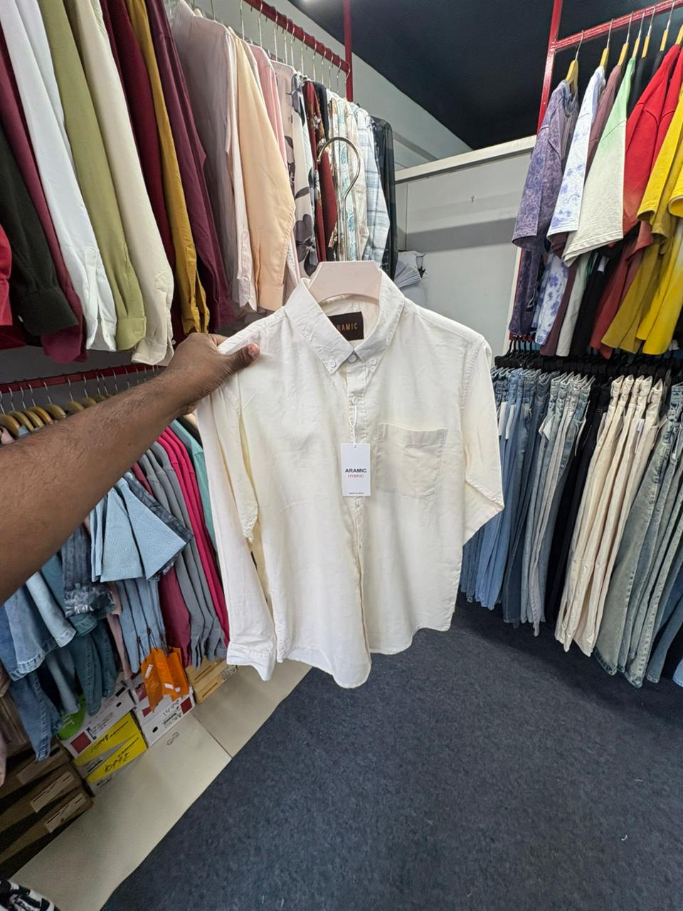 PREMIUM LINEN PLAIN FULL SLEEVE SHIRT