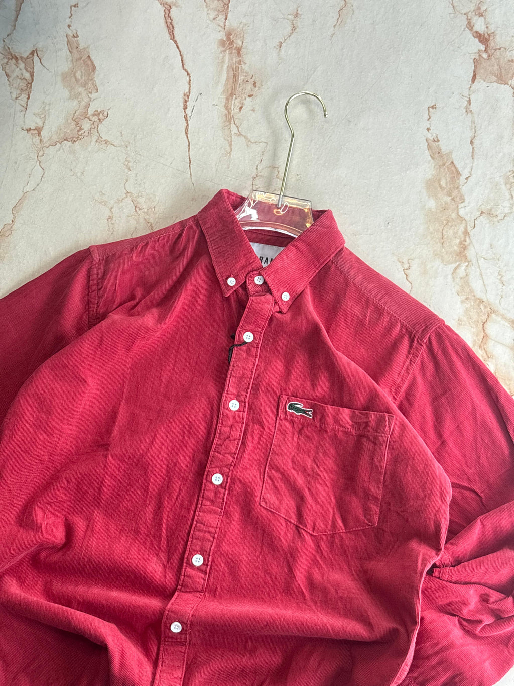 BABY CORDUROY PLAIN FULL SLEEVE SHIRT