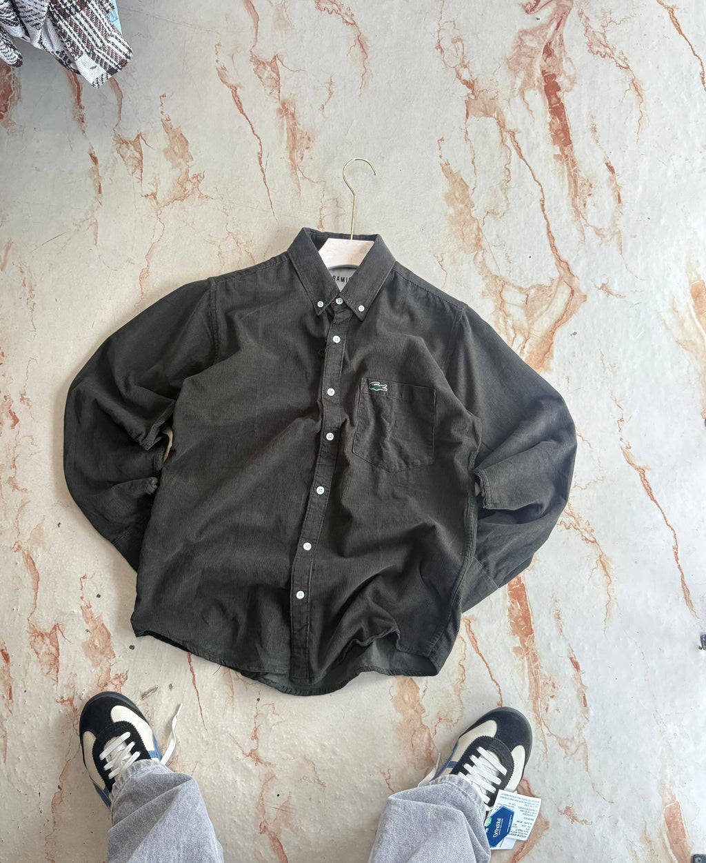 BABY CORDUROY PLAIN FULL SLEEVE SHIRT