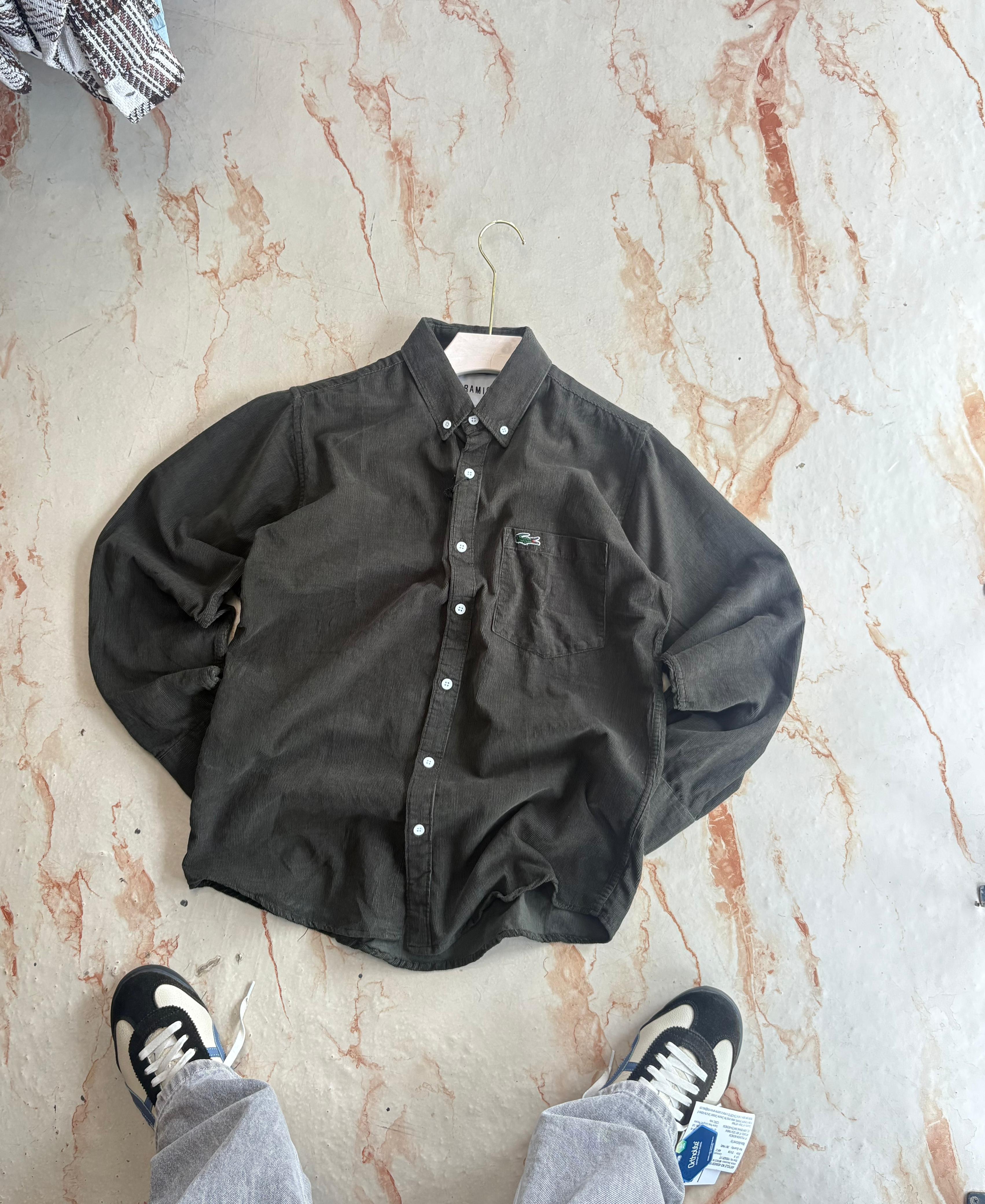 BABY CORDUROY PLAIN FULL SLEEVE SHIRT