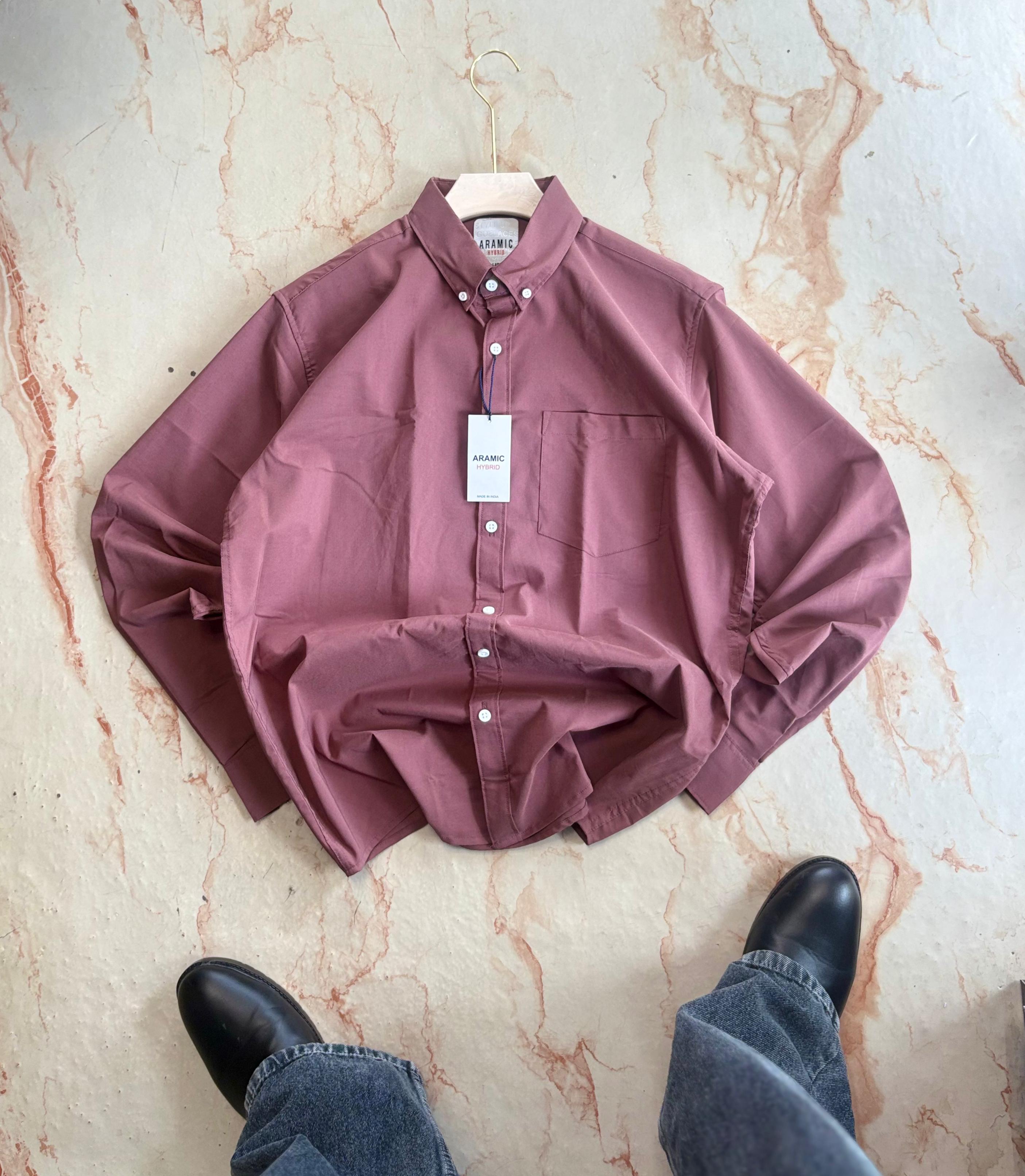 OXFORD PLAIN FULL SLEEVE SHIRT