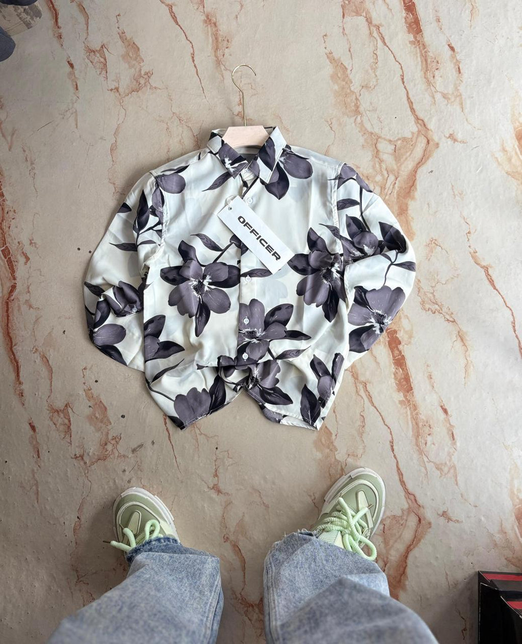 IMP FLORAL VISCOSE FULL SLEEVE SHIRT