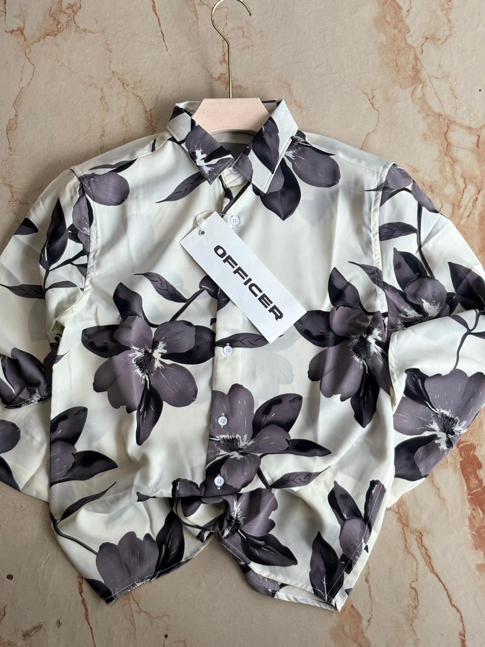 IMP FLORAL VISCOSE FULL SLEEVE SHIRT