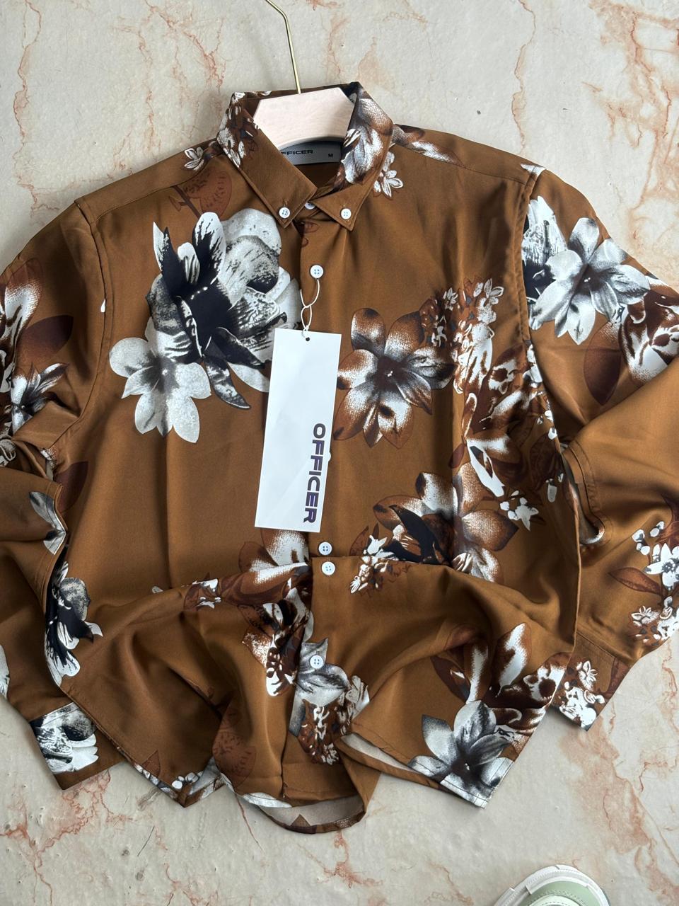 IMP FLORAL VISCOSE FULL SLEEVE SHIRT