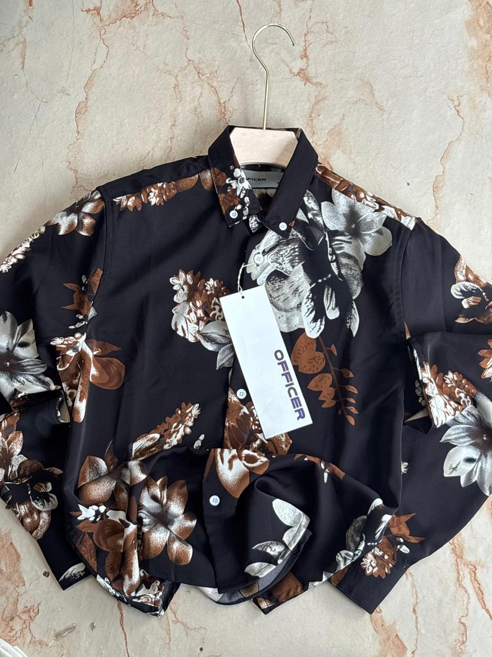 IMP FLORAL VISCOSE FULL SLEEVE SHIRT