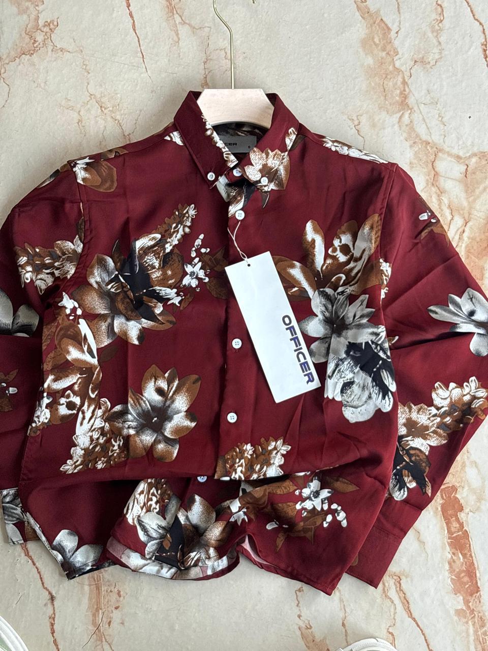 IMP FLORAL VISCOSE FULL SLEEVE SHIRT