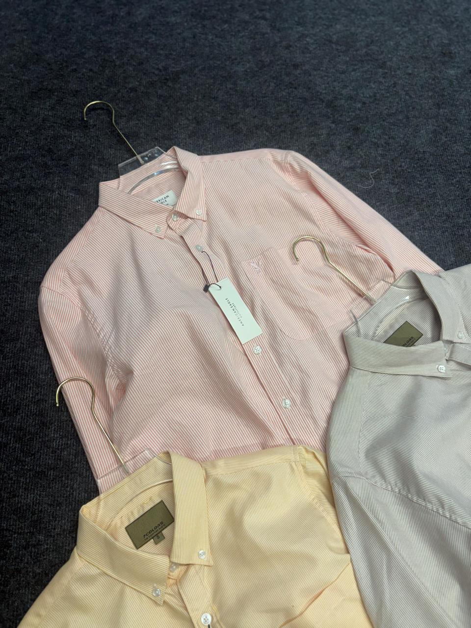 OLD MONEY STRIPS FULL SLEEVE SHIRTS