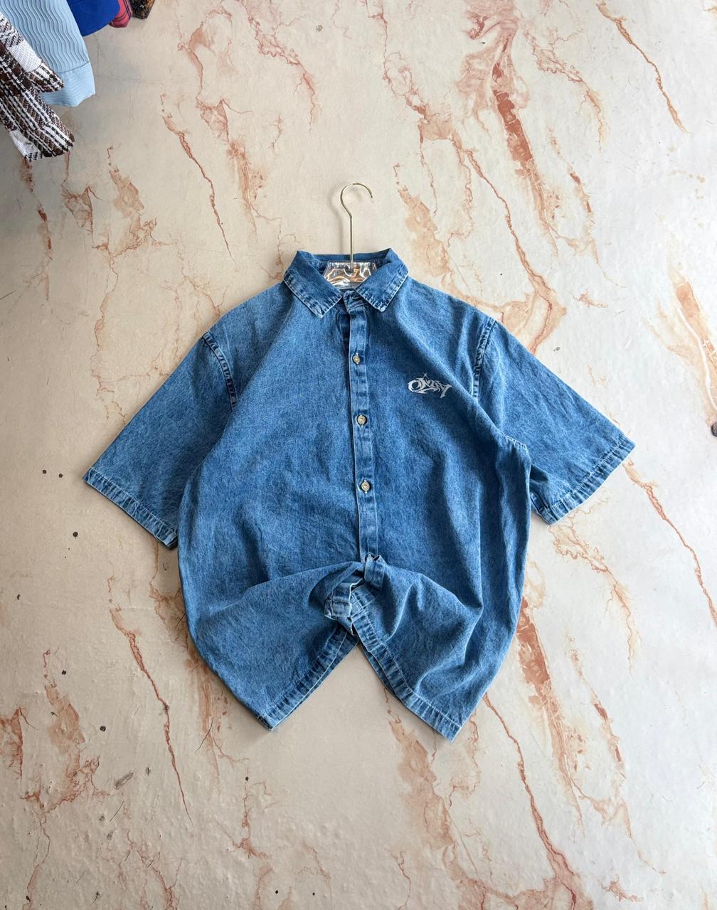 DENIM BOXY SHIRT
