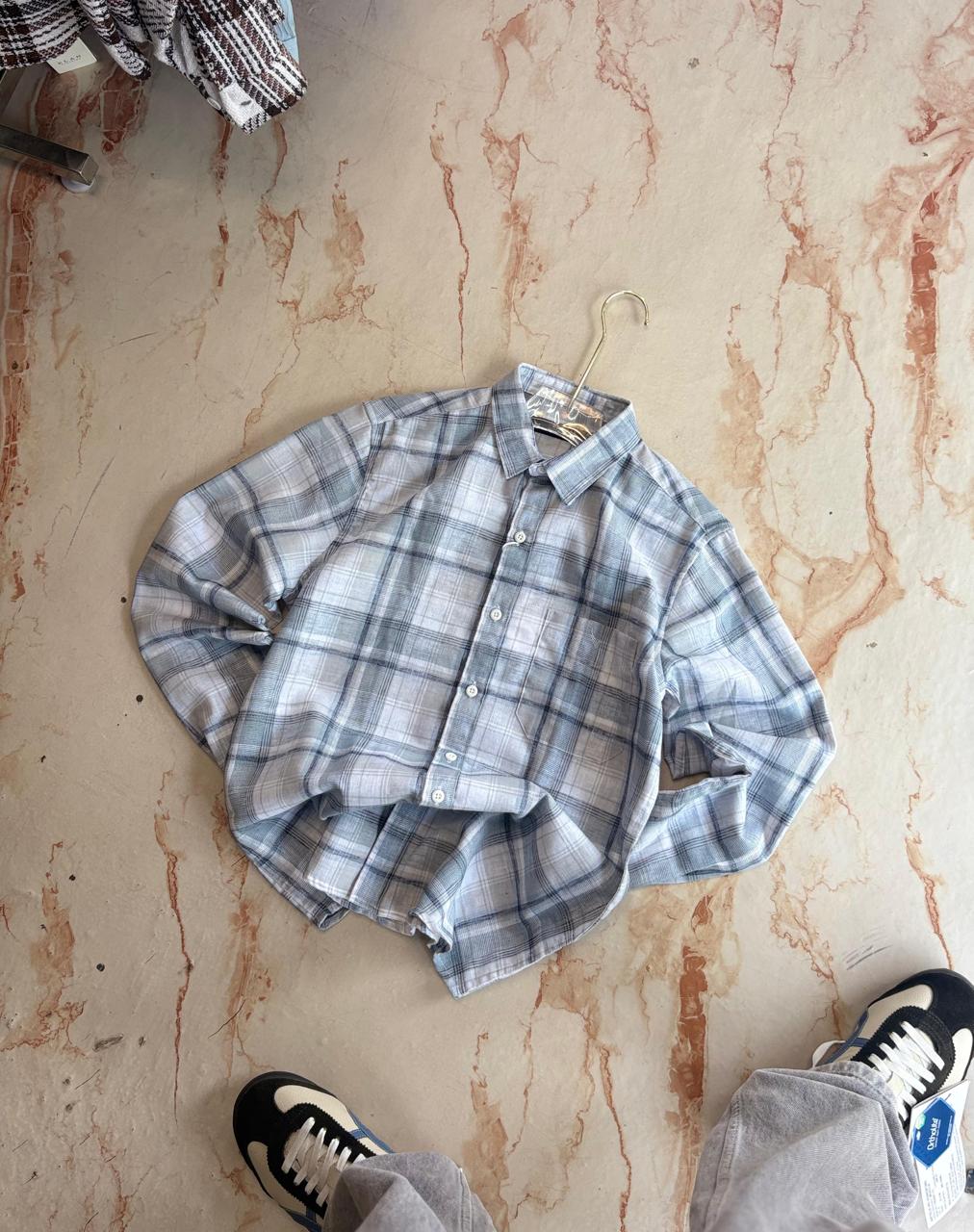 PREMIUM LINEN CHECKS FULL SLEEVE SHIRT